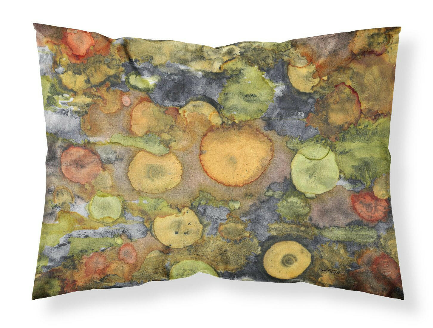 Abstract with Mother Earth Fabric Standard Pillowcase 8966PILLOWCASE by Caroline's Treasures