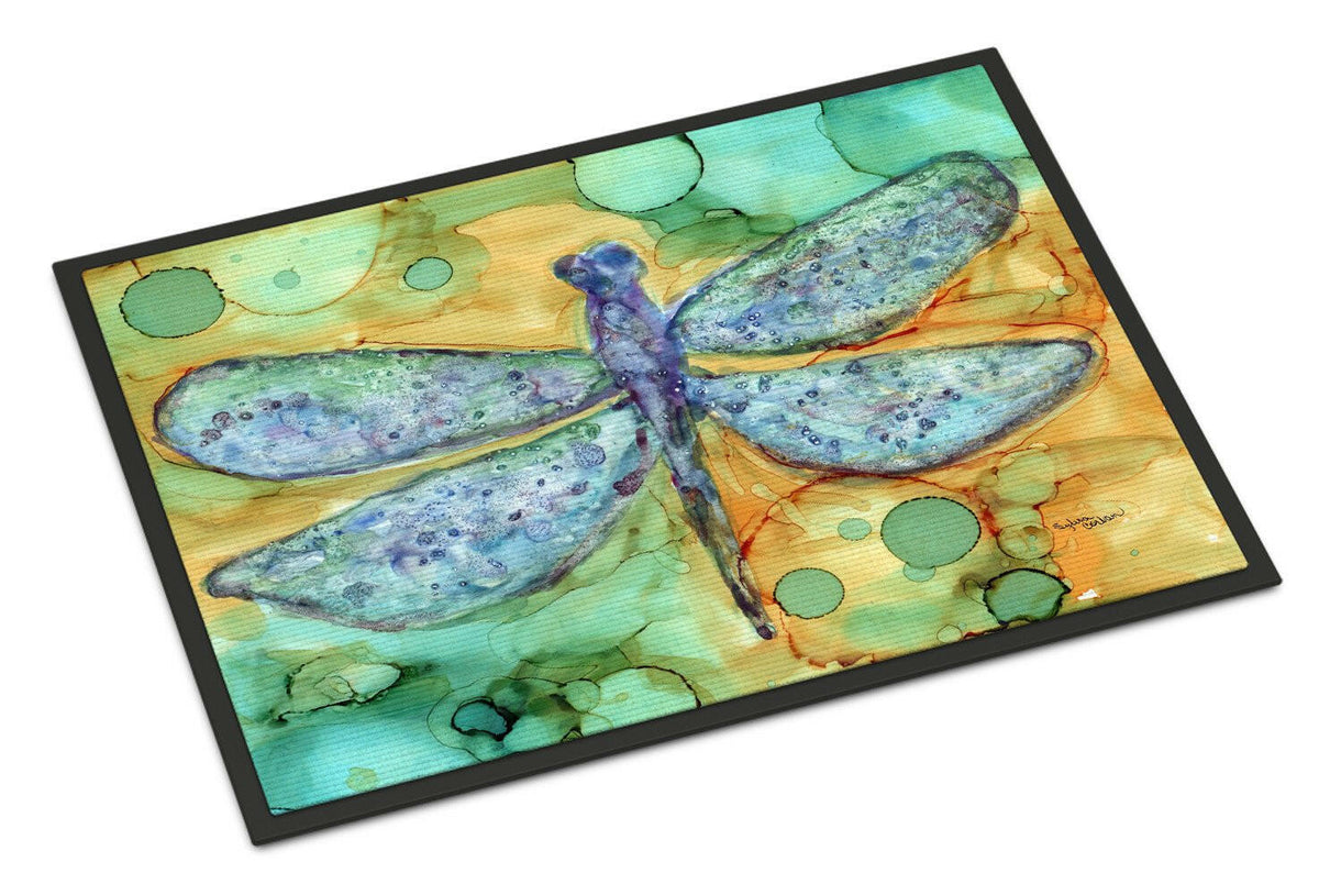 Abstract Dragonfly Indoor or Outdoor Mat 24x36 8967JMAT - the-store.com