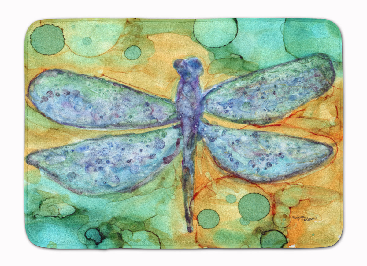 Abstract Dragonfly Machine Washable Memory Foam Mat 8967RUG - the-store.com