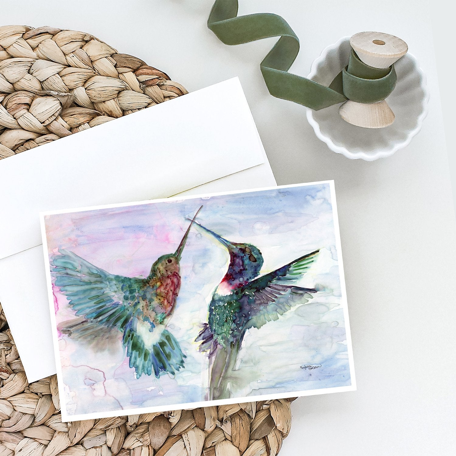 Buy this Hummingbird Combat Greeting Cards and Envelopes Pack of 8