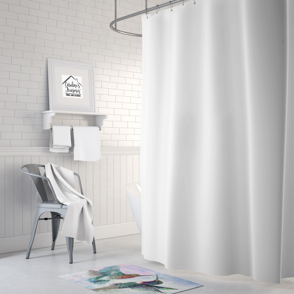 Caroline's Treasures Hummingbird Combat Machine Washable Memory Foam Mat 8968RUG