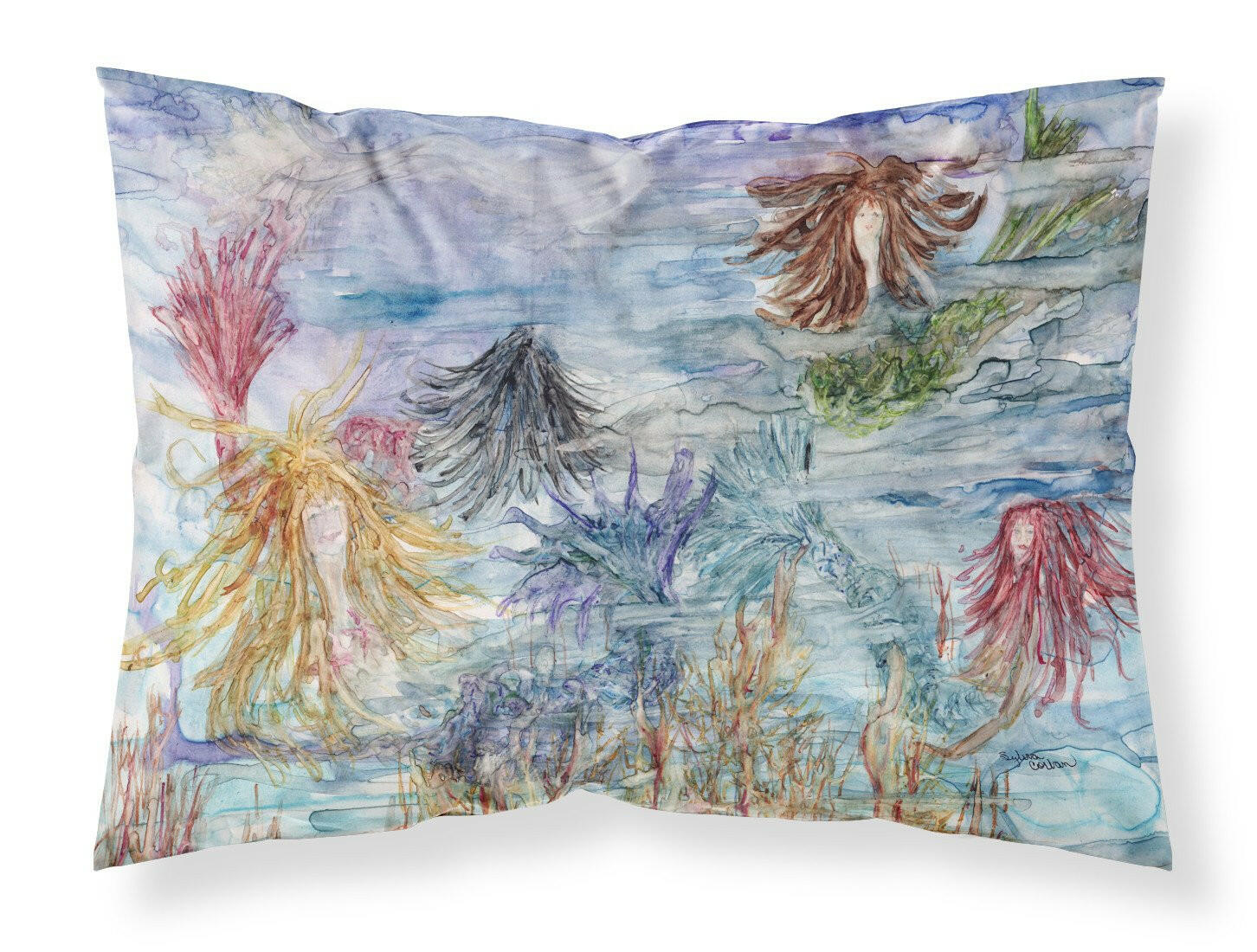 Abstract Mermaid Water Fantasy Fabric Standard Pillowcase 8975PILLOWCASE by Caroline's Treasures