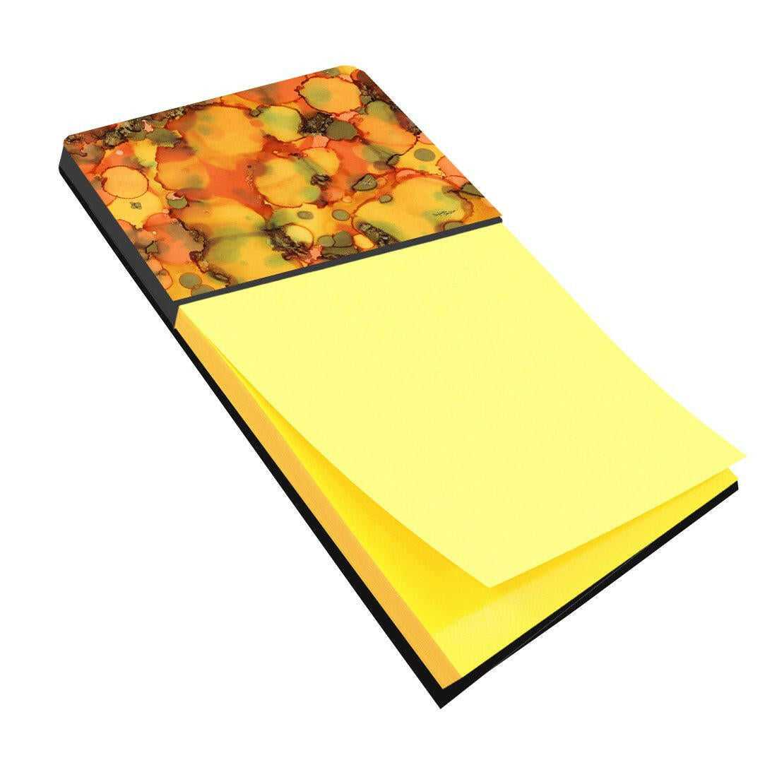 Abstract in Orange and Greens Sticky Note Holder 8976SN by Caroline's Treasures