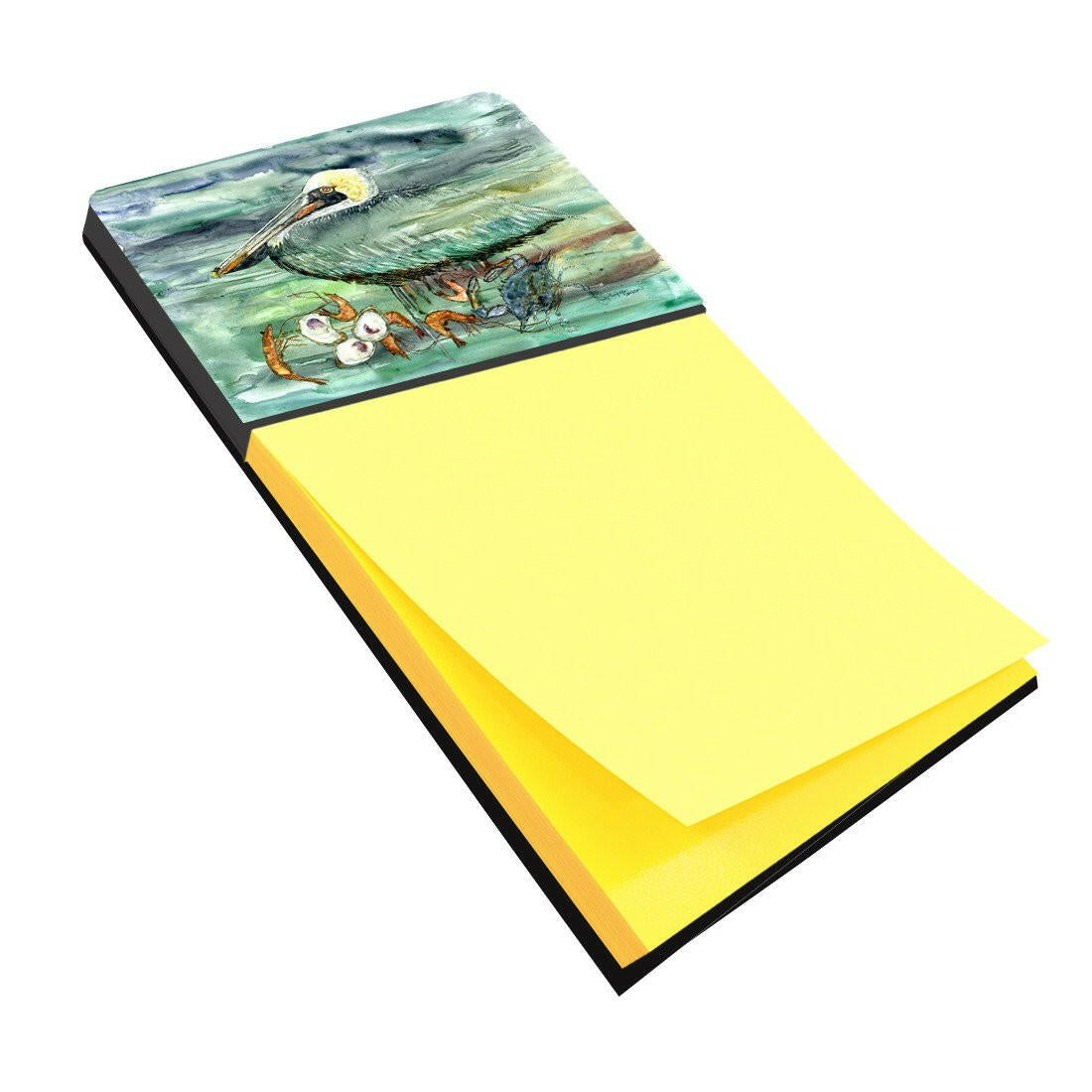 Watery Pelican, Shrimp, Crab and Oysters Sticky Note Holder 8978SN by Caroline&#39;s Treasures