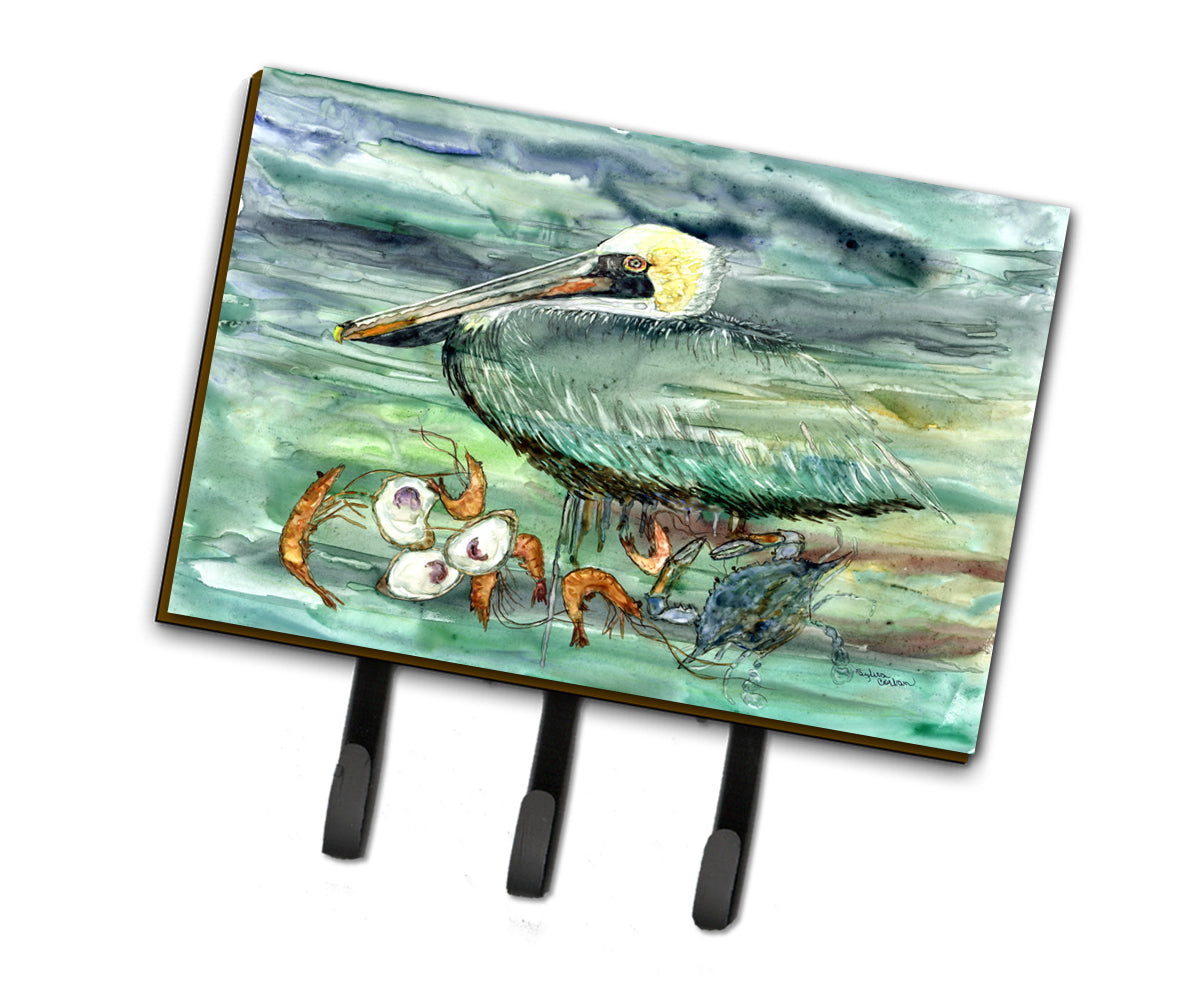 Watery Pelican, Shrimp, Crab and Oysters Leash or Key Holder 8978TH68  the-store.com.
