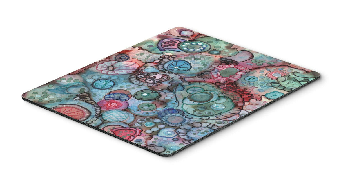 Abstract in Reds and Blues Mouse Pad, Hot Pad or Trivet 8982MP by Caroline&#39;s Treasures