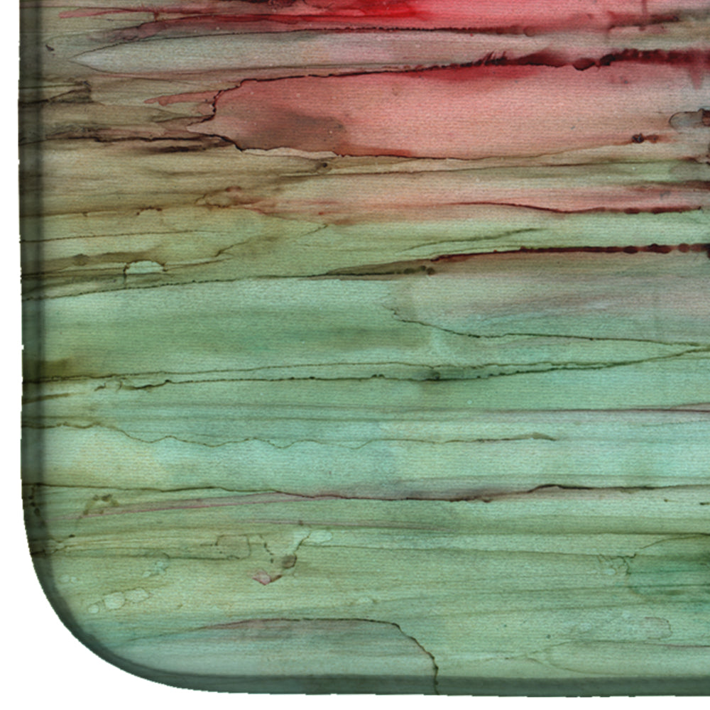Abstract Sunset on the Water Dish Drying Mat 8984DDM  the-store.com.