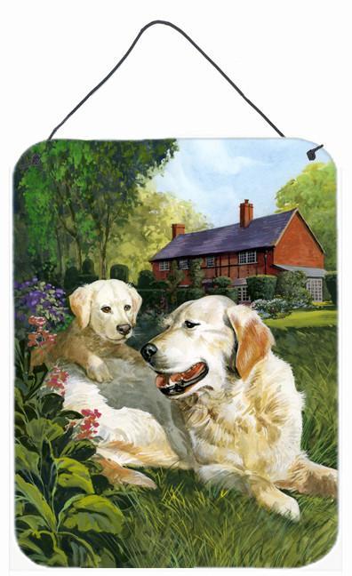 Yellow Labradors by Don Squires Wall or Door Hanging Prints SDSQ0431DS1216 by Caroline's Treasures