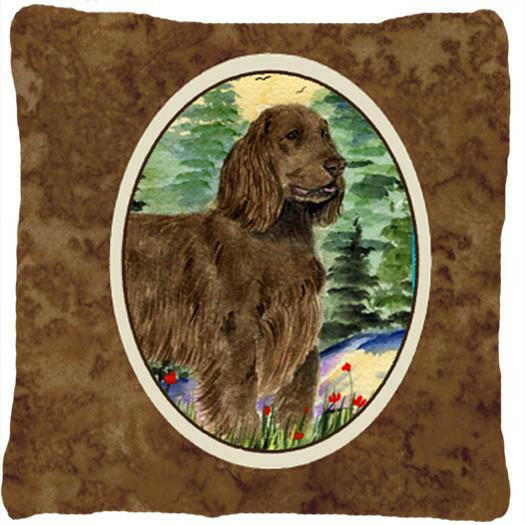 Field Spaniel Decorative   Canvas Fabric Pillow by Caroline's Treasures