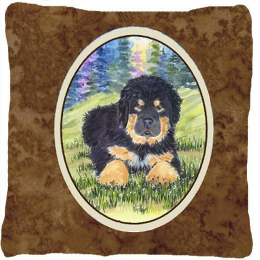 Tibetan Mastiff Decorative   Canvas Fabric Pillow by Caroline's Treasures