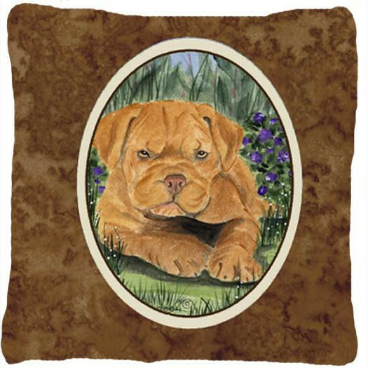 Dogue de Bordeaux Decorative   Canvas Fabric Pillow by Caroline&#39;s Treasures