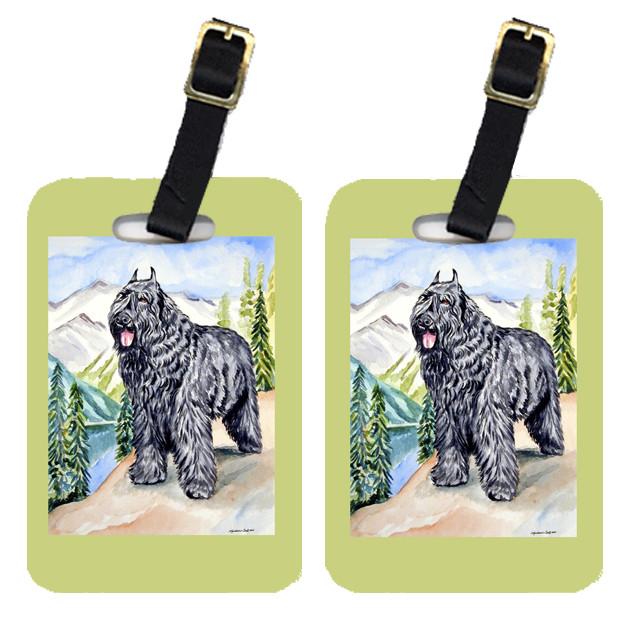 Pair of 2 Bouvier des Flandres Luggage Tags by Caroline&#39;s Treasures