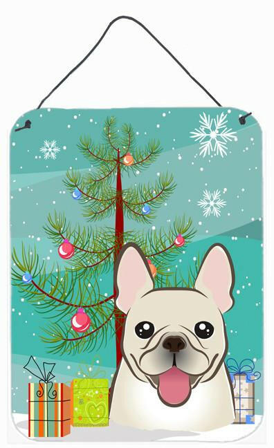 Christmas Tree and French Bulldog Wall or Door Hanging Prints BB1610DS1216 by Caroline's Treasures