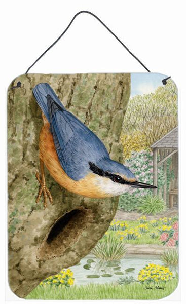 Red-breasted Nuthatch Wall or Door Hanging Prints ASA2108DS1216 by Caroline's Treasures