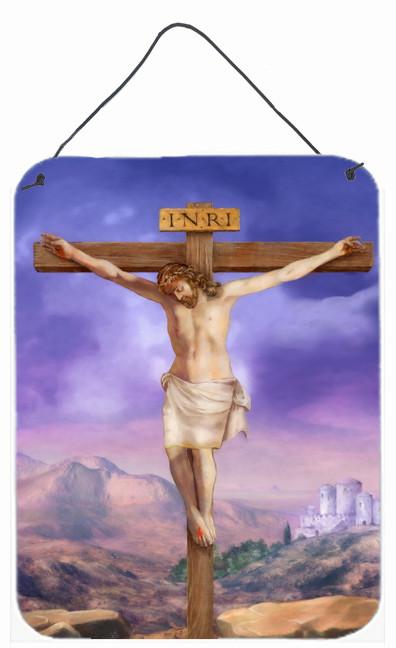 Easter Jesus Crucifixion Wall or Door Hanging Prints APH4517DS1216 by Caroline&#39;s Treasures