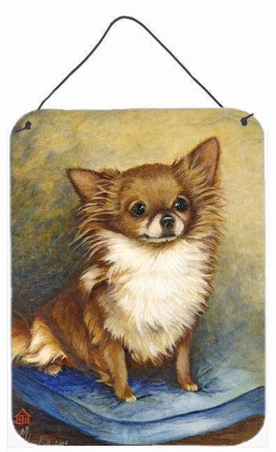 Chihuahua Long Hair Brown Wall or Door Hanging Prints MH1036DS1216 by Caroline&#39;s Treasures