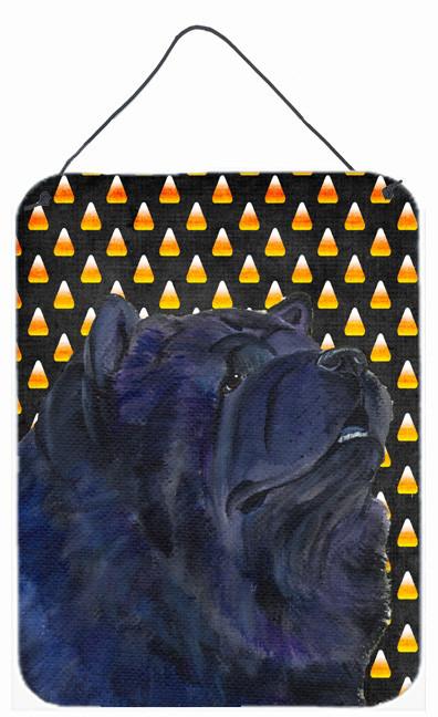 Chow Chow Candy Corn Halloween Portrait Wall or Door Hanging Prints by Caroline's Treasures