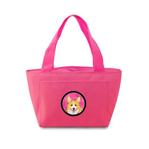 Pink Corgi  Lunch Bag or Doggie Bag SS4762-PK by Caroline&#39;s Treasures