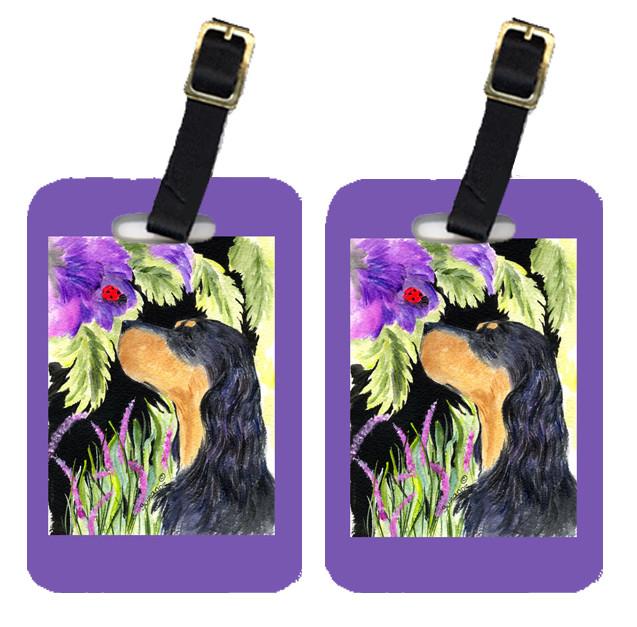 Pair of 2 Gordon Setter Luggage Tags by Caroline's Treasures