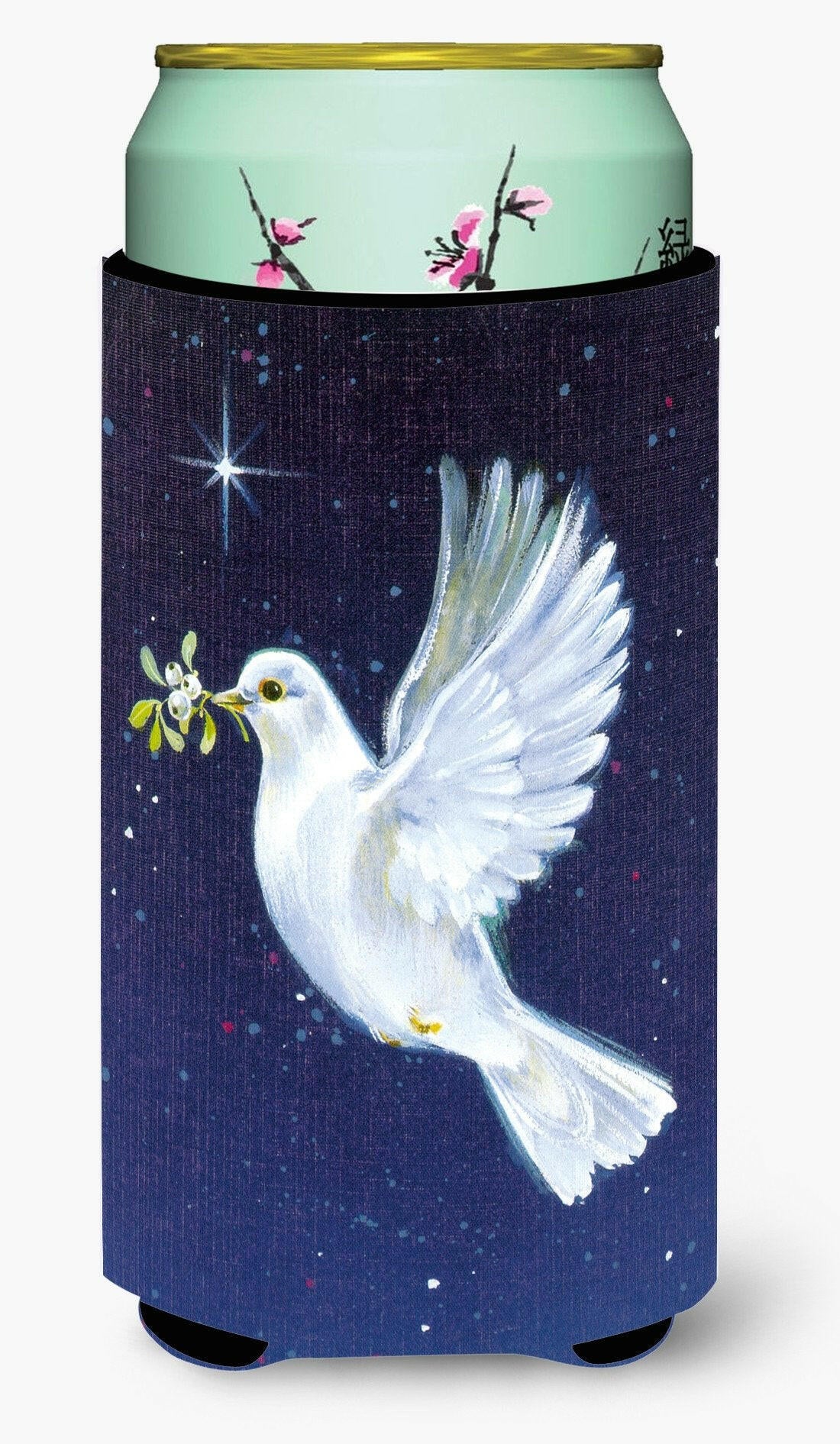 Peace Dove with the Olive Branch Tall Boy Beverage Insulator Hugger AAH1624TBC by Caroline's Treasures