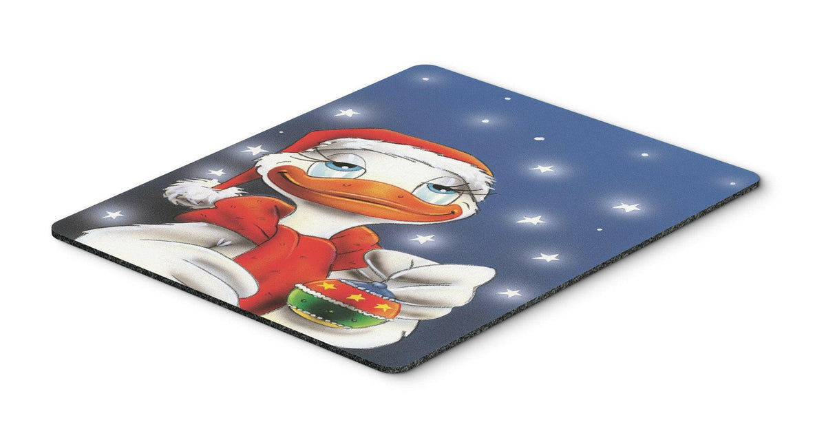 Duck with Christmas Ornament Mouse Pad, Hot Pad or Trivet AAH7196MP by Caroline&#39;s Treasures