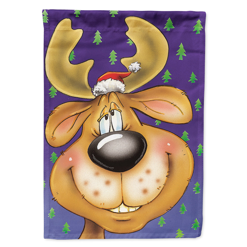 Comic Reindeer Flag Canvas House Size AAH7198CHF  the-store.com.