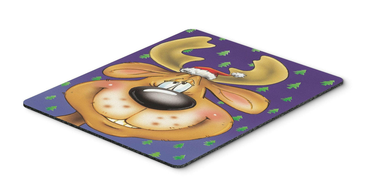 Comic Reindeer Mouse Pad, Hot Pad or Trivet AAH7198MP by Caroline&#39;s Treasures