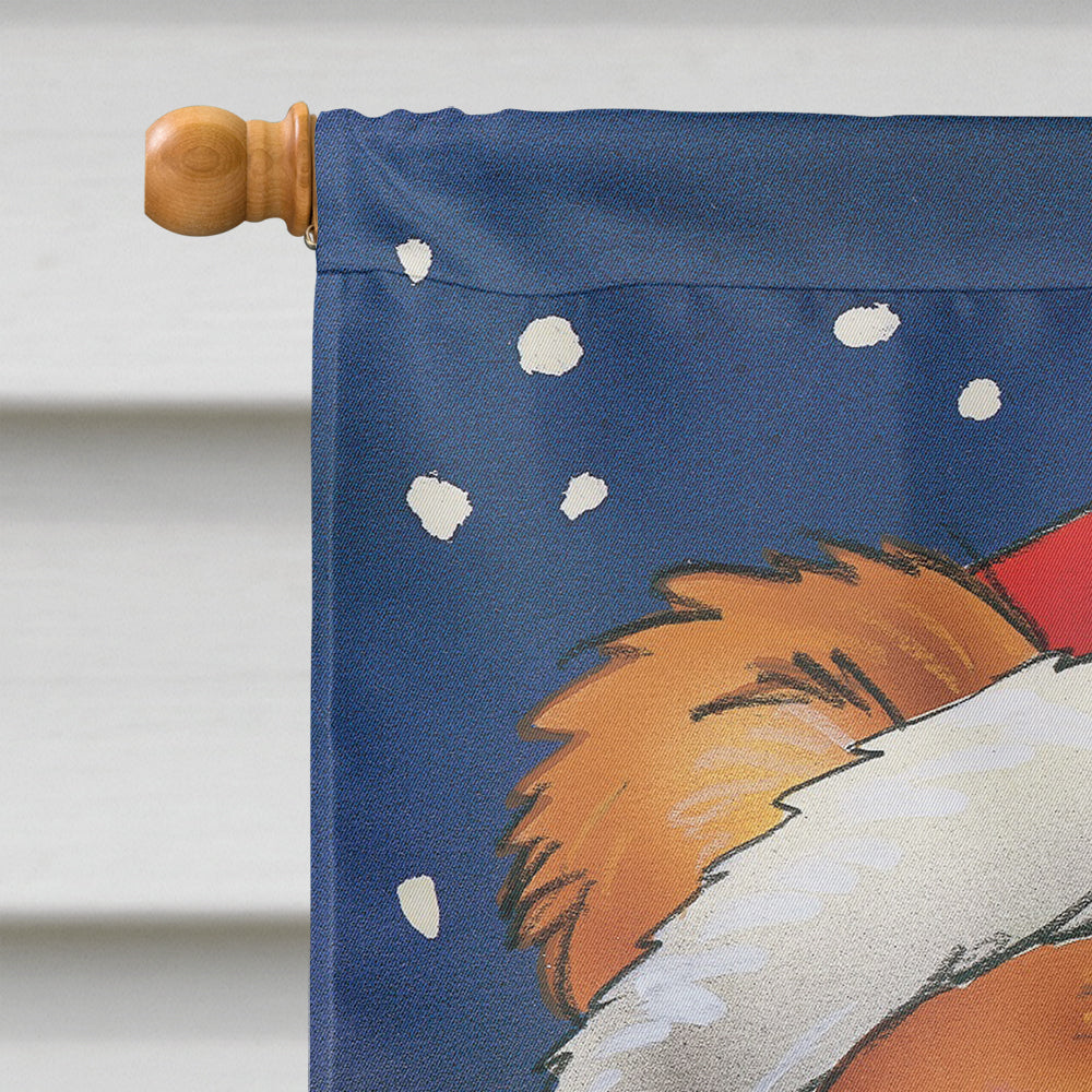 Ours en peluche et drapeau de sapin de Noël Taille de la maison en toile AAH7208CHF