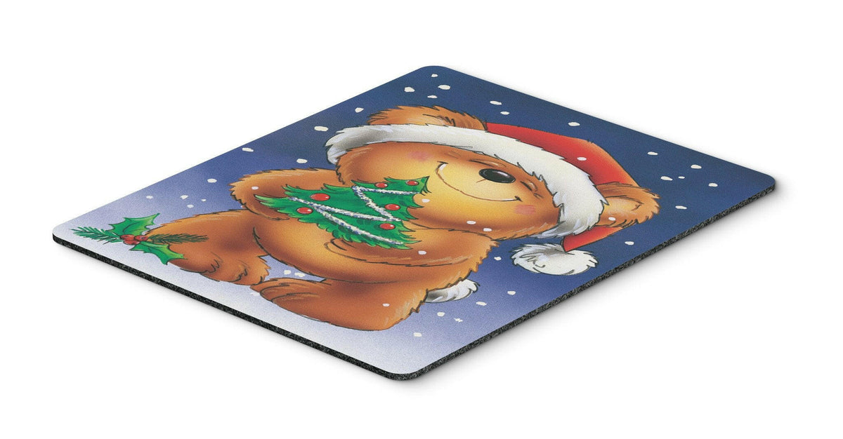 Teddy Bear and Christmas Tree Mouse Pad, Hot Pad or Trivet AAH7208MP by Caroline&#39;s Treasures