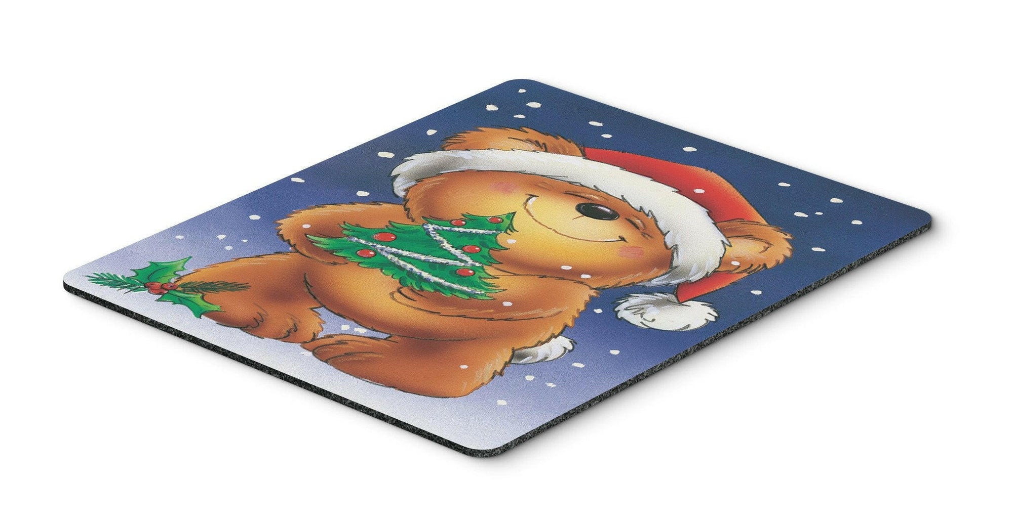 Teddy Bear and Christmas Tree Mouse Pad, Hot Pad or Trivet AAH7208MP by Caroline's Treasures