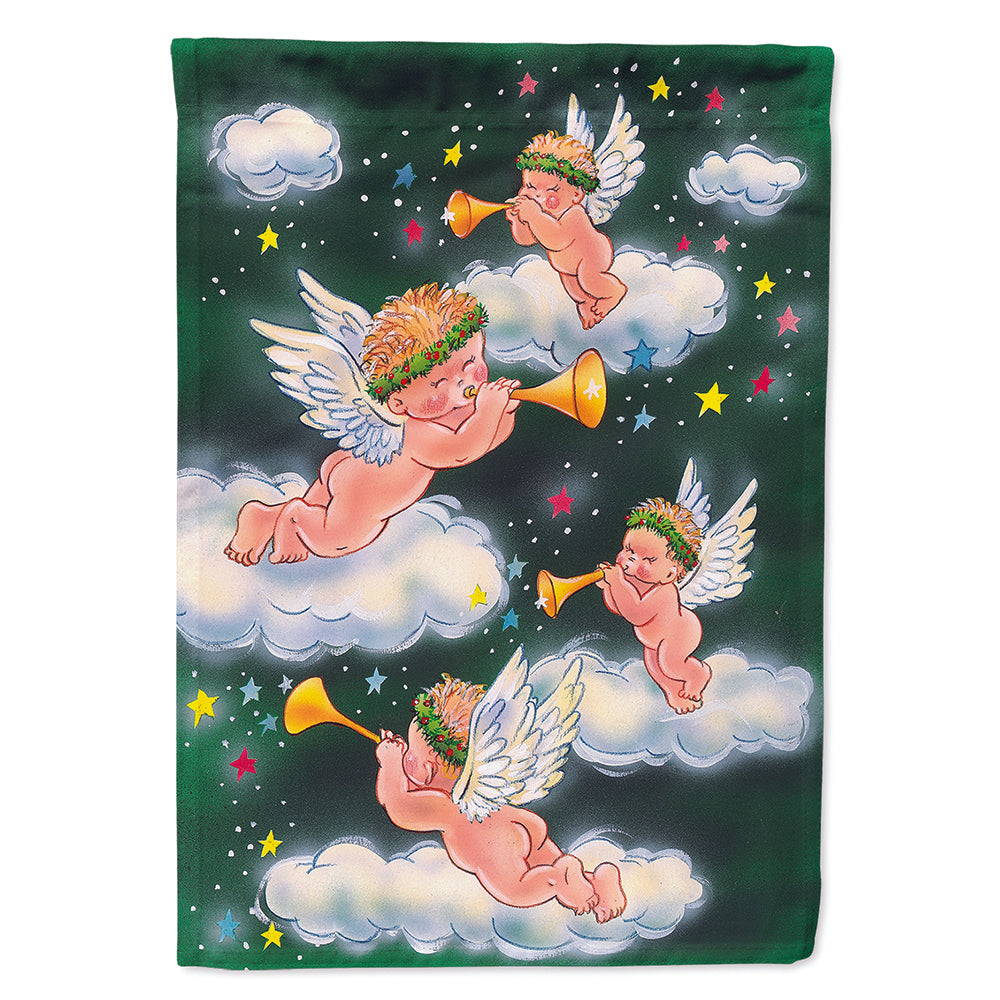 Angels on Green Flag Canvas House Size AAH7253CHF  the-store.com.