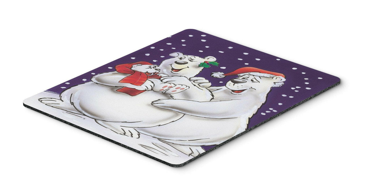 Holiday Polar Bears Mouse Pad, Hot Pad or Trivet AAH7269MP by Caroline&#39;s Treasures