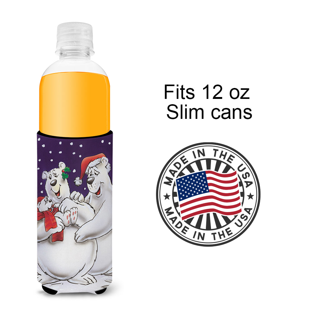 Holiday Polar Bears Ultra Beverage Insulators for slim cans AAH7269MUK
