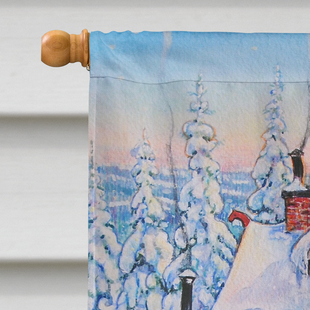 Christmas Gnome Skiing Flag Canvas House Size ACG0034CHF  the-store.com.