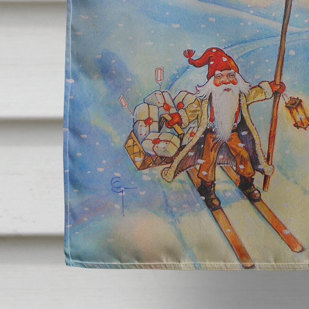 Gnome de Noël avec tête de drapeau en toile Taille de la maison ACG0147CHF