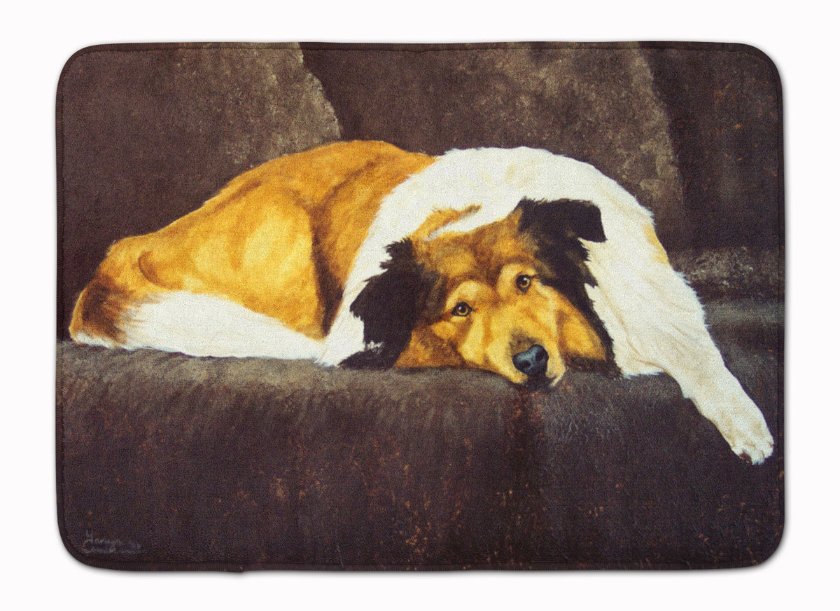 Collie by Tanya and Craig Amberson Machine Washable Memory Foam Mat AMB1031RUG - the-store.com