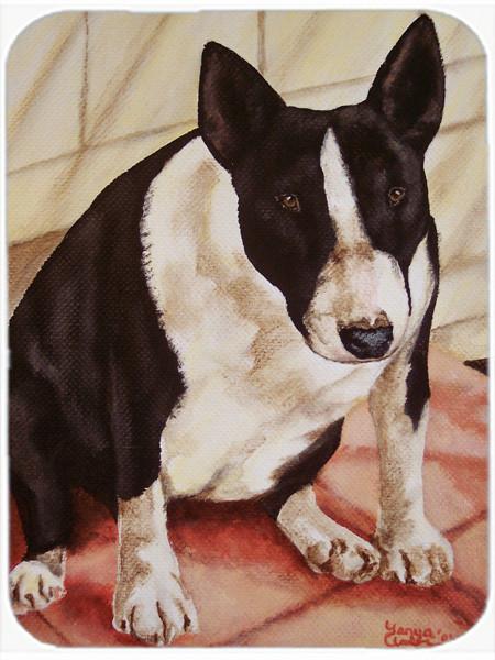 Bull Terrier English Bully Glass Cutting Board Large AMB1034LCB by Caroline&#39;s Treasures