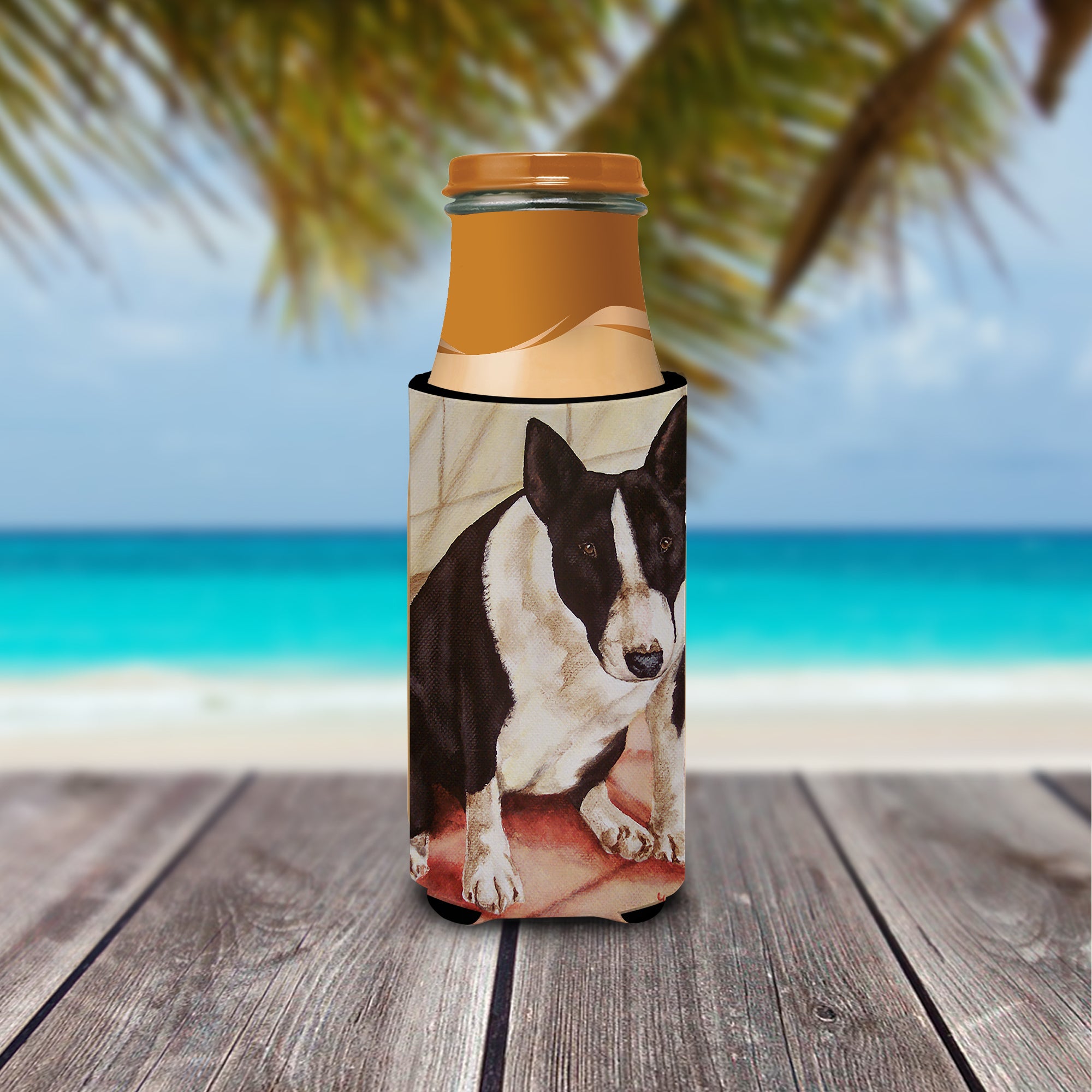 Bull Terrier English Bully Ultra Beverage Isolateurs pour canettes minces AMB1034MUK