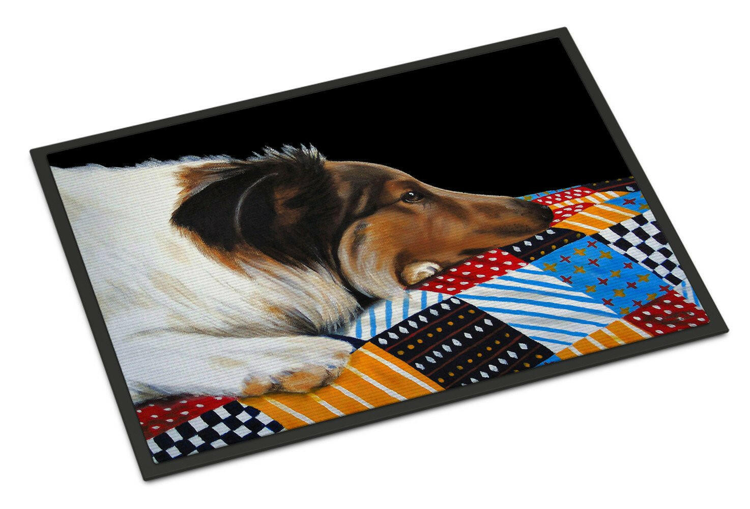 Day Dreamer Collie Indoor or Outdoor Mat 18x27 AMB1037MAT - the-store.com