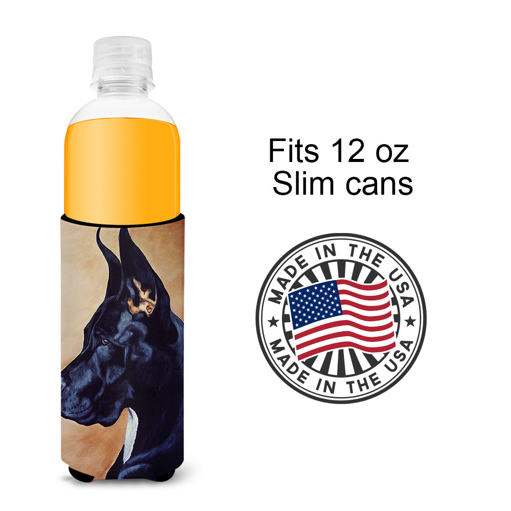 Black Great Dane Ultra Beverage Insulators for slim cans AMB1041MUK  the-store.com.