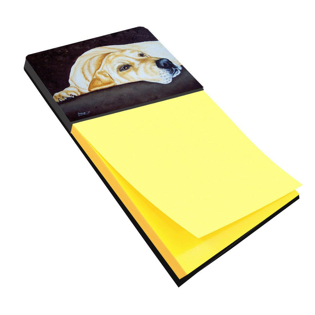 Naptime Yellow Labrador Sticky Note Holder AMB1072SN by Caroline&#39;s Treasures