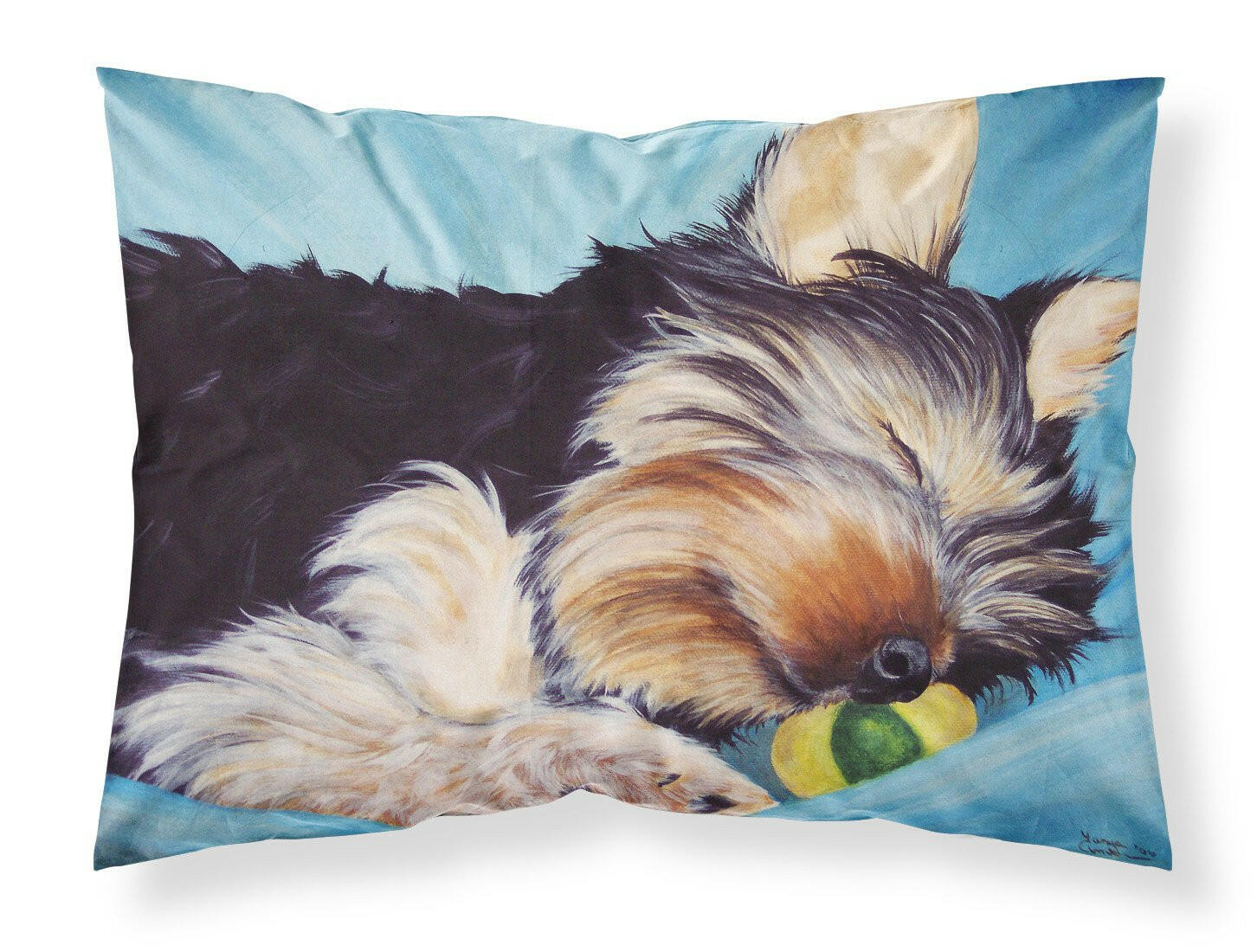 Naptime Yorkie Yorkshire Terrier Fabric Standard Pillowcase AMB1075PILLOWCASE by Caroline's Treasures