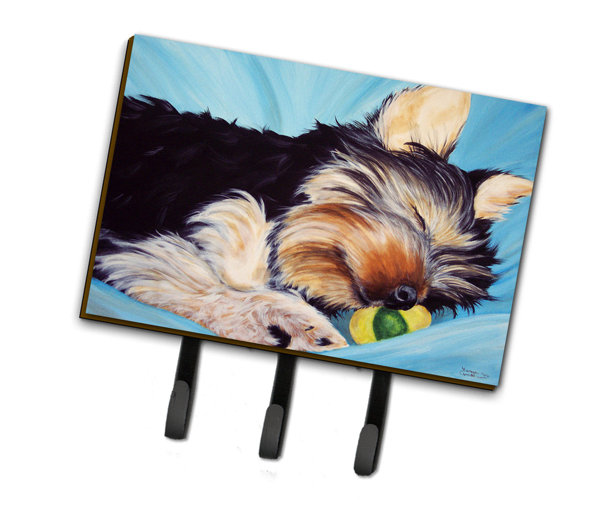 Naptime Yorkie Yorkshire Terrier Leash or Key Holder AMB1075TH68