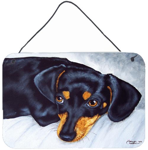 Black and Tan Doxie Dachshund Wall or Door Hanging Prints by Caroline&#39;s Treasures