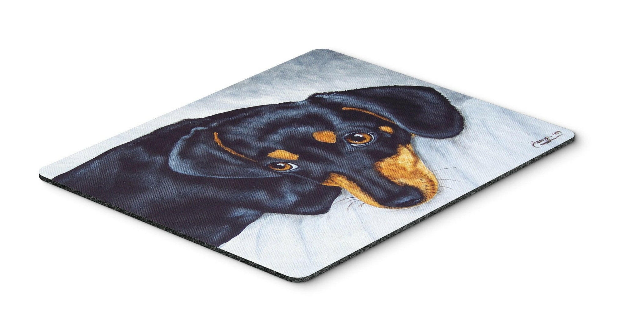 Black and Tan Doxie Dachshund Mouse Pad, Hot Pad or Trivet AMB1079MP by Caroline's Treasures