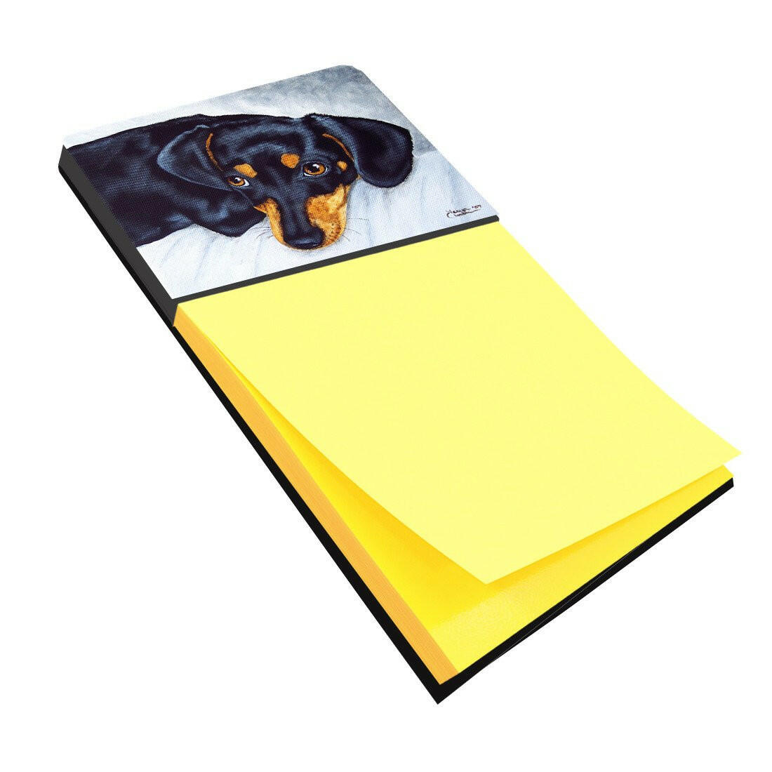 Black and Tan Doxie Dachshund Sticky Note Holder AMB1079SN by Caroline&#39;s Treasures