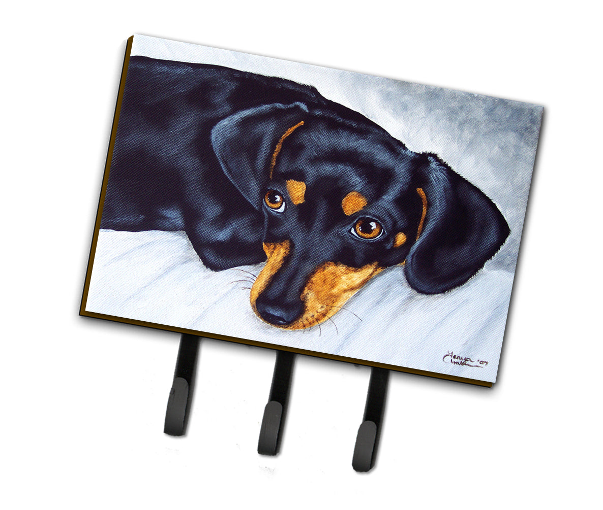 Black and Tan Doxie Dachshund Leash or Key Holder AMB1079TH68  the-store.com.