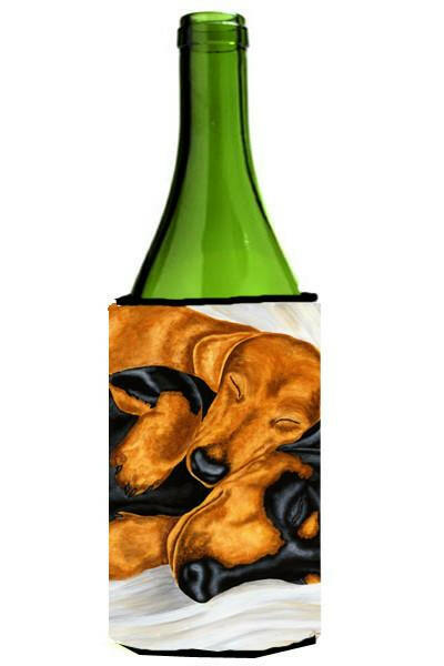 Dachshund Snuggles Wine Bottle Beverage Insulator Hugger AMB1110LITERK by Caroline&#39;s Treasures