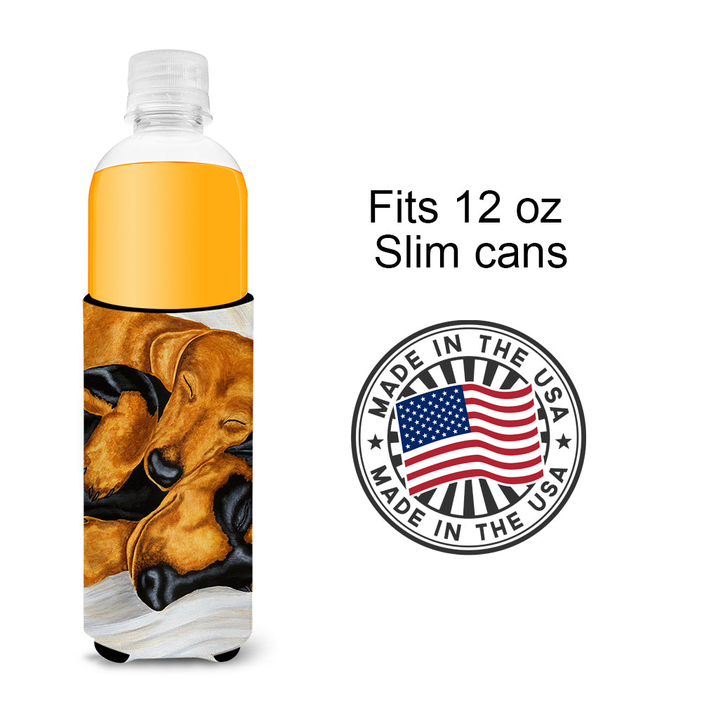 Dachshund Snuggles Ultra Beverage Insulators for slim cans AMB1110MUK