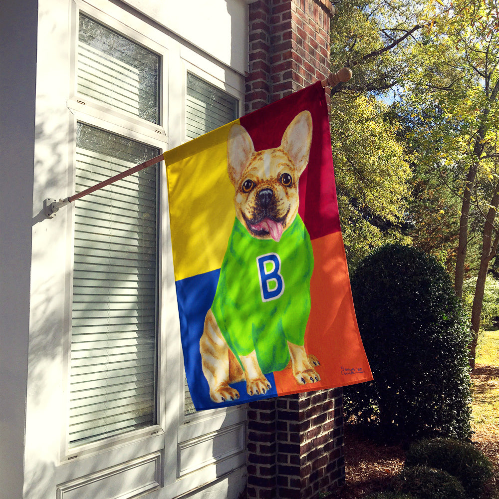 French Bulldog Go Team Flag Canvas House Size AMB1138CHF  the-store.com.